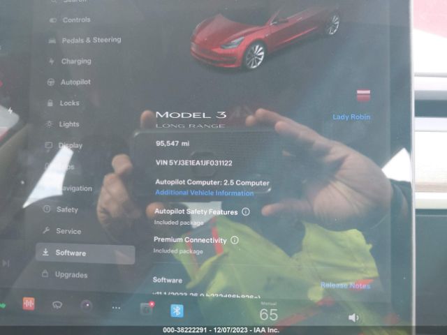 Photo 8 VIN: 5YJ3E1EA1JF031122 - TESLA MODEL 3 