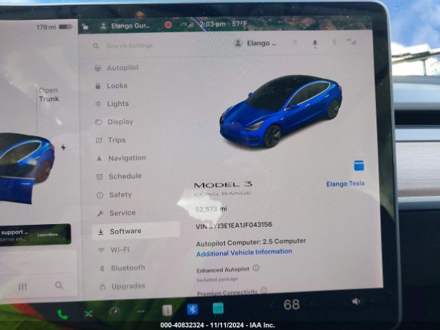 Photo 6 VIN: 5YJ3E1EA1JF043156 - TESLA MODEL 3 