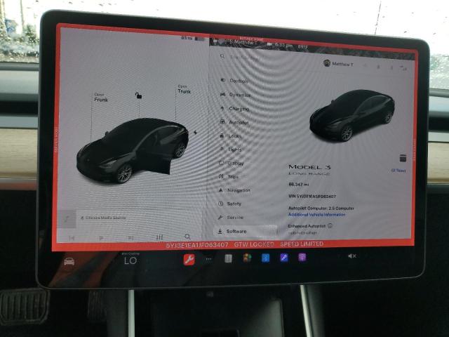 Photo 8 VIN: 5YJ3E1EA1JF063407 - TESLA MODEL 3 