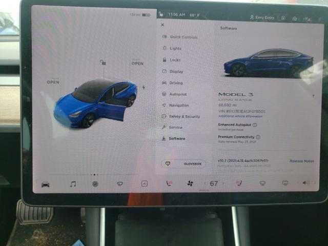 Photo 7 VIN: 5YJ3E1EA1JF078005 - TESLA MODEL 3 