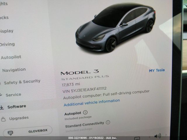 Photo 6 VIN: 5YJ3E1EA1KF411112 - TESLA MODEL 3 