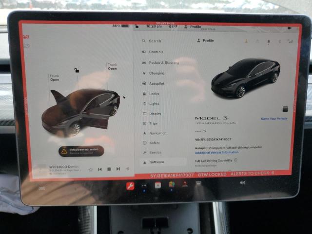 Photo 8 VIN: 5YJ3E1EA1KF417007 - TESLA MODEL 3 