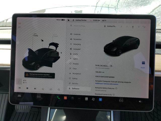 Photo 8 VIN: 5YJ3E1EA1KF482892 - TESLA MODEL 3 