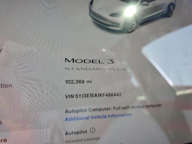 Photo 8 VIN: 5YJ3E1EA1KF486442 - TESLA MODEL 3 