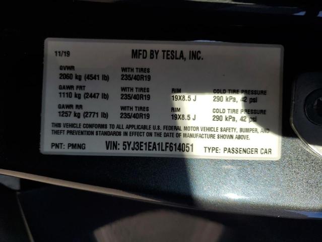 Photo 12 VIN: 5YJ3E1EA1LF614051 - TESLA MODEL 3 