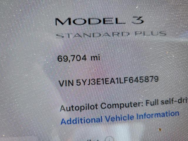 Photo 8 VIN: 5YJ3E1EA1LF645879 - TESLA MODEL 3 