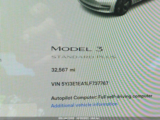 Photo 6 VIN: 5YJ3E1EA1LF737767 - TESLA MODEL 3 