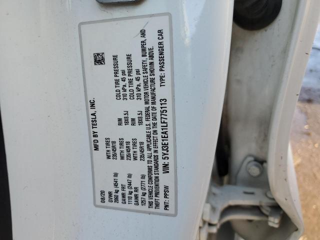 Photo 11 VIN: 5YJ3E1EA1LF775113 - TESLA MODEL 3 