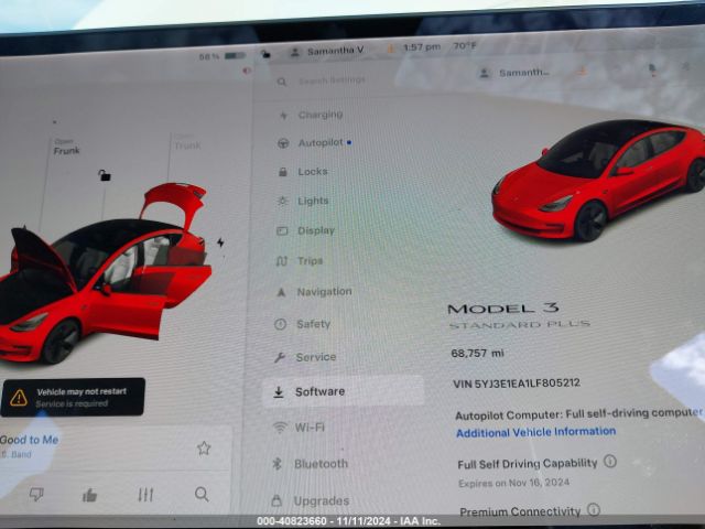 Photo 6 VIN: 5YJ3E1EA1LF805212 - TESLA MODEL 3 