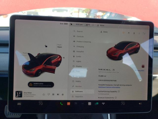 Photo 8 VIN: 5YJ3E1EA1LF807428 - TESLA MODEL 3 