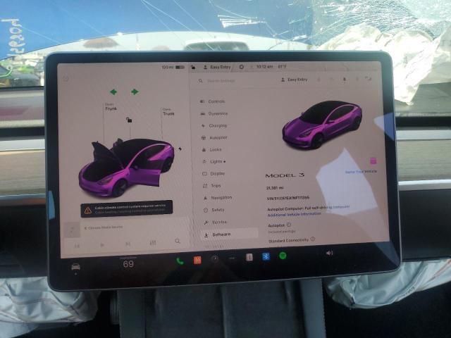 Photo 8 VIN: 5YJ3E1EA1NF111395 - TESLA MODEL 3 