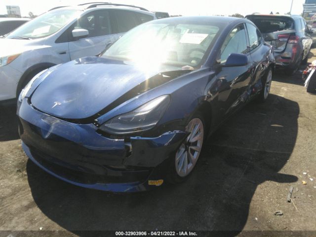 Photo 1 VIN: 5YJ3E1EA1NF153873 - TESLA MODEL 3 