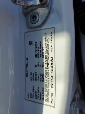 Photo 11 VIN: 5YJ3E1EA1NF354687 - TESLA MODEL 3 