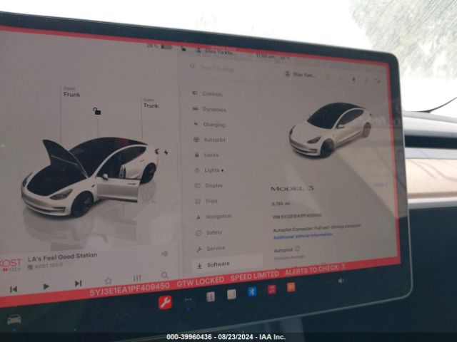 Photo 6 VIN: 5YJ3E1EA1PF409450 - TESLA MODEL 3 