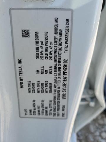 Photo 11 VIN: 5YJ3E1EA1PF429102 - TESLA MODEL 3 