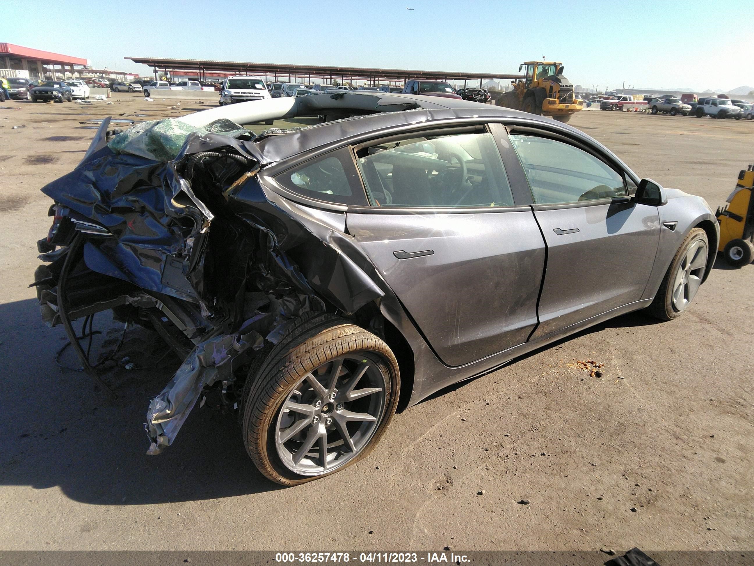 Photo 3 VIN: 5YJ3E1EA1PF465324 - TESLA MODEL 3 