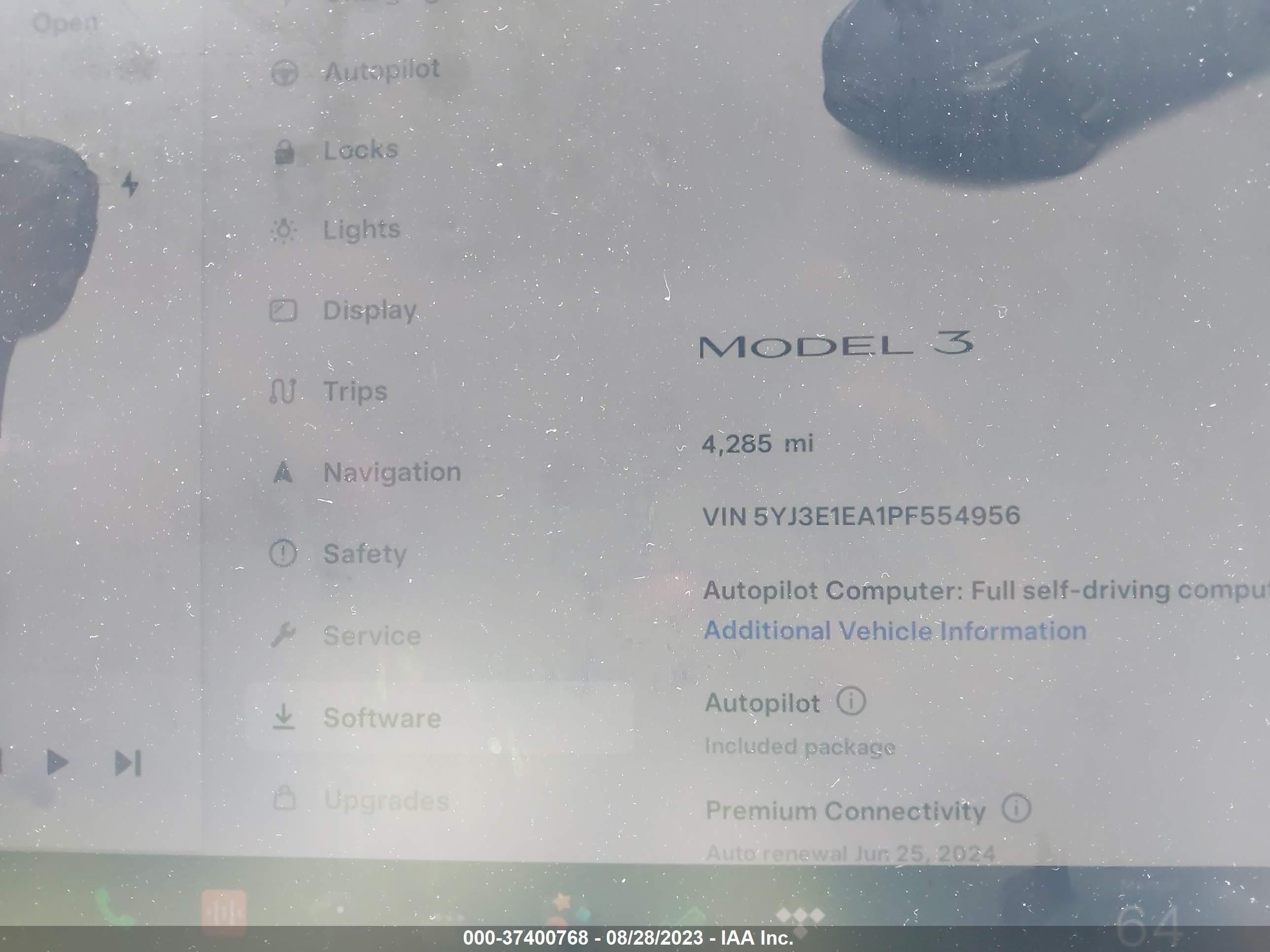 Photo 6 VIN: 5YJ3E1EA1PF554956 - TESLA MODEL 3 