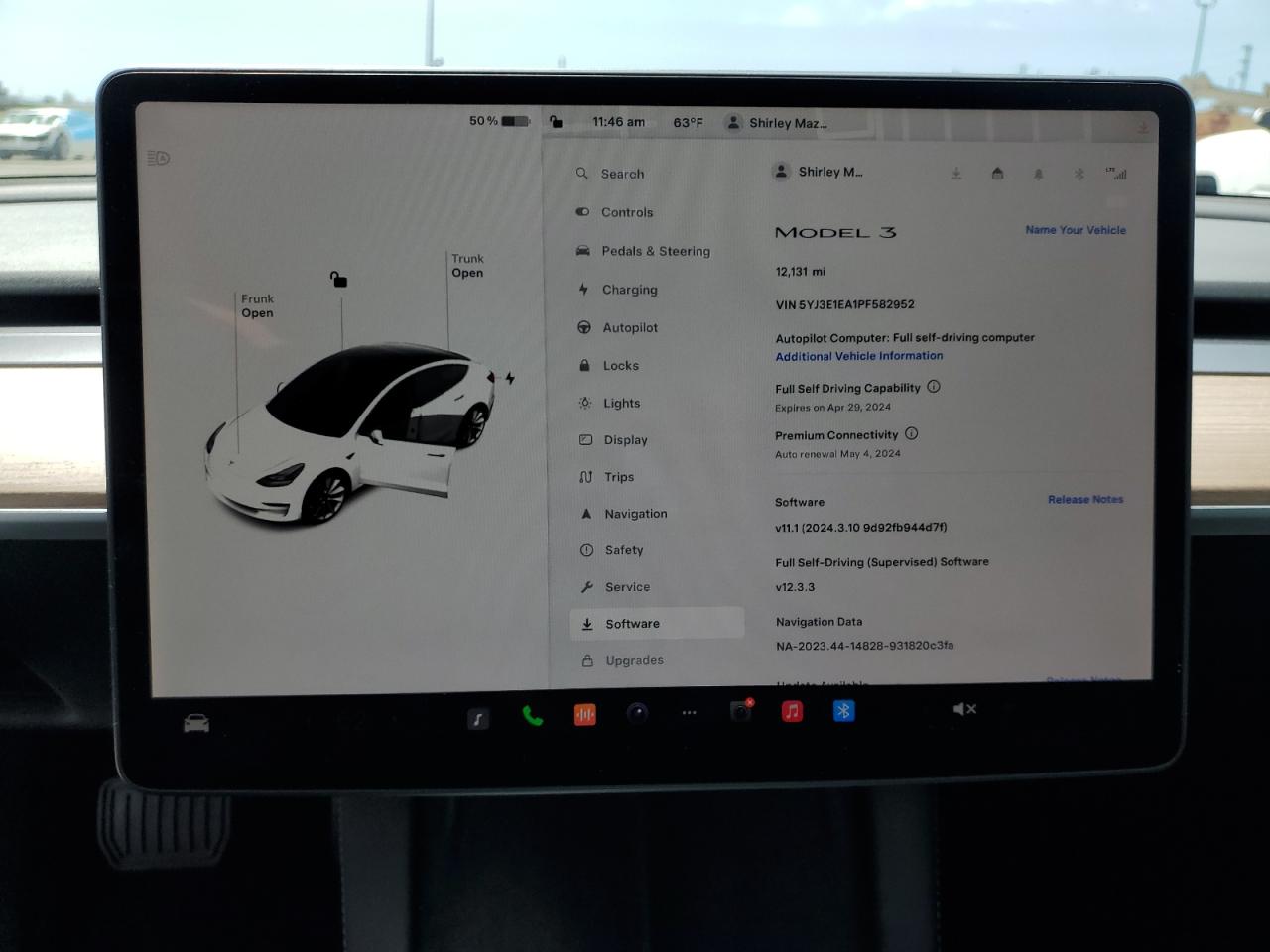 Photo 8 VIN: 5YJ3E1EA1PF582952 - TESLA MODEL 3 