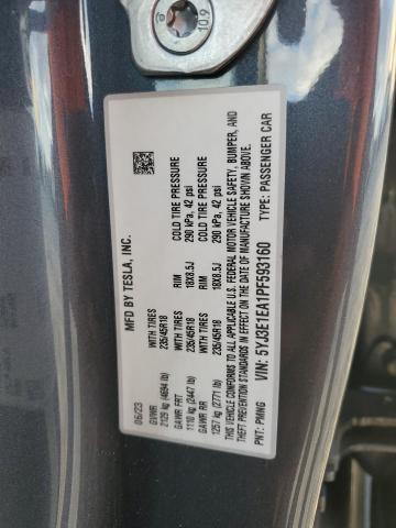 Photo 11 VIN: 5YJ3E1EA1PF593160 - TESLA MODEL 3 