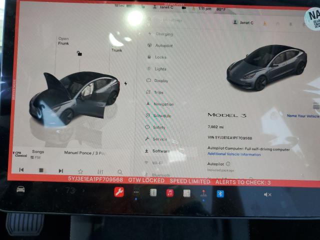 Photo 8 VIN: 5YJ3E1EA1PF709568 - TESLA MODEL 3 