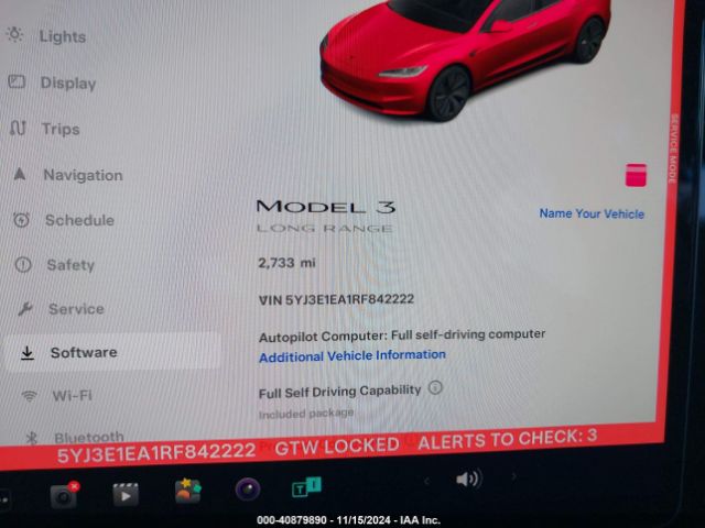 Photo 6 VIN: 5YJ3E1EA1RF842222 - TESLA MODEL 3 