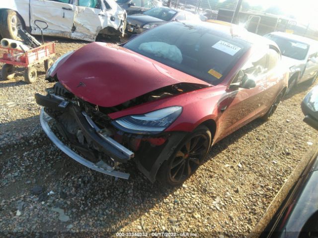 Photo 1 VIN: 5YJ3E1EA2JF049113 - TESLA MODEL 3 