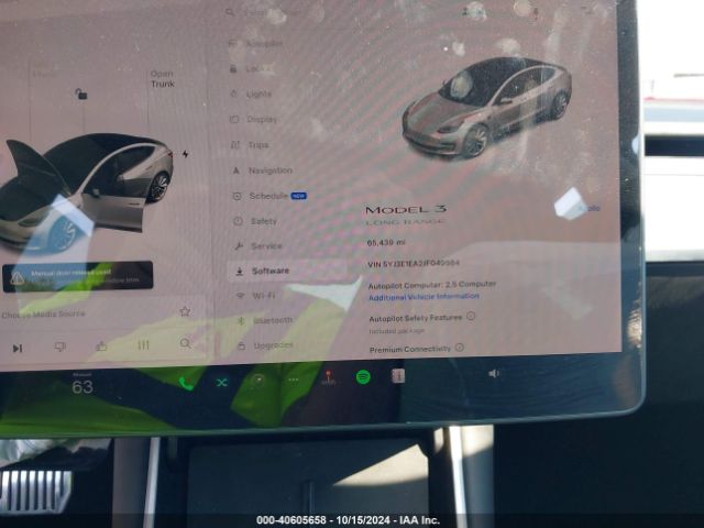 Photo 6 VIN: 5YJ3E1EA2JF049984 - TESLA MODEL 3 