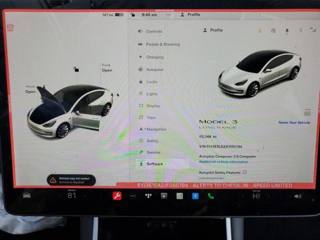 Photo 8 VIN: 5YJ3E1EA2JF050794 - TESLA MODEL 3 