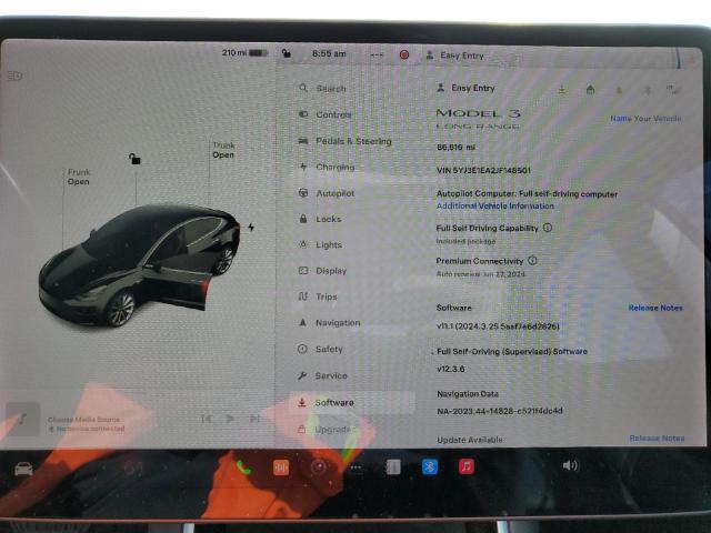 Photo 8 VIN: 5YJ3E1EA2JF148501 - TESLA MODEL 3 