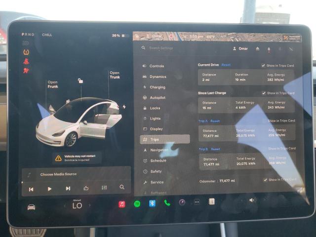 Photo 8 VIN: 5YJ3E1EA2JF165024 - TESLA MODEL 3 