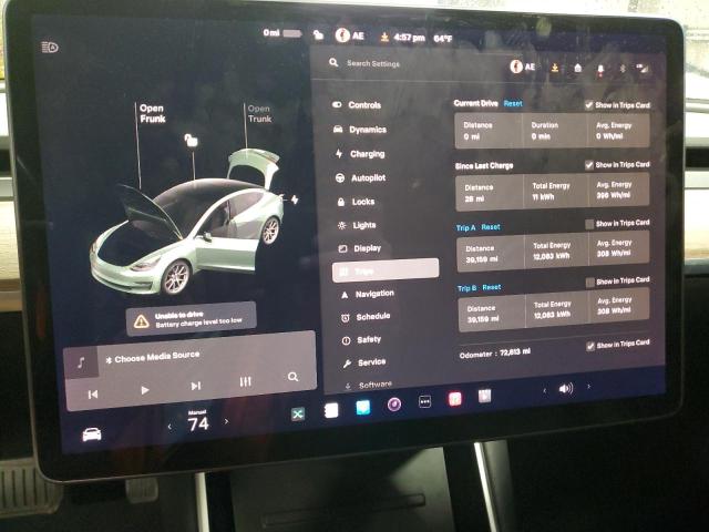 Photo 8 VIN: 5YJ3E1EA2KF396166 - TESLA MODEL 3 