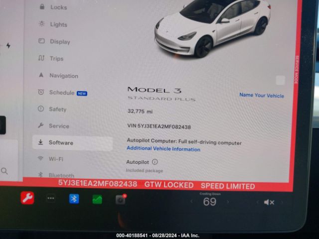 Photo 6 VIN: 5YJ3E1EA2MF082438 - TESLA MODEL 3 