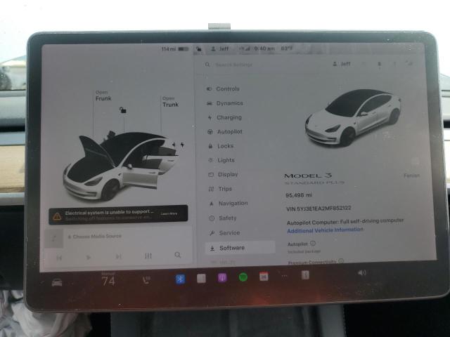 Photo 8 VIN: 5YJ3E1EA2MF852122 - TESLA MODEL 3 