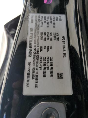 Photo 11 VIN: 5YJ3E1EA2NF186154 - TESLA MODEL 3 