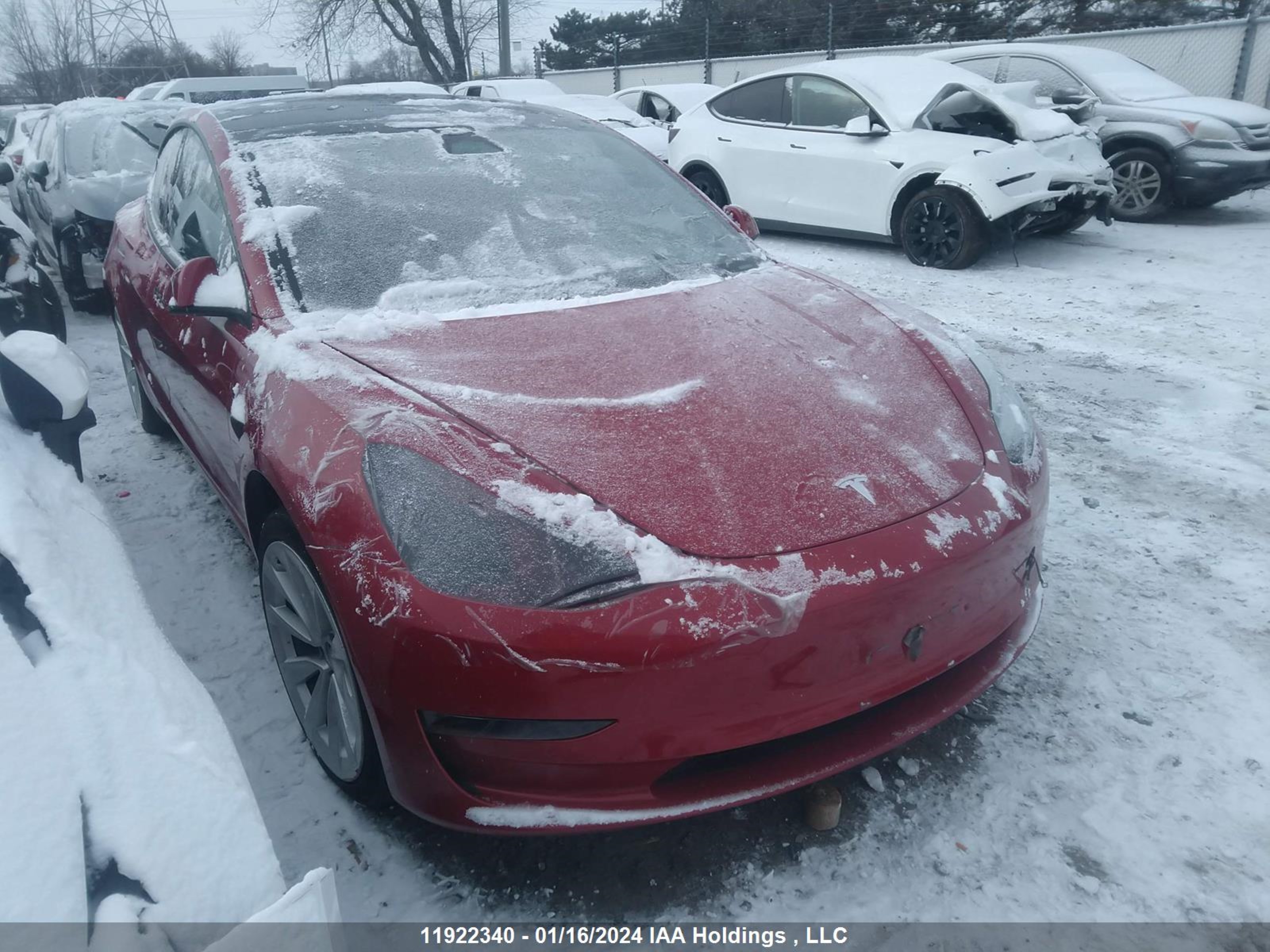 Photo 0 VIN: 5YJ3E1EA2NF258339 - TESLA MODEL 3 