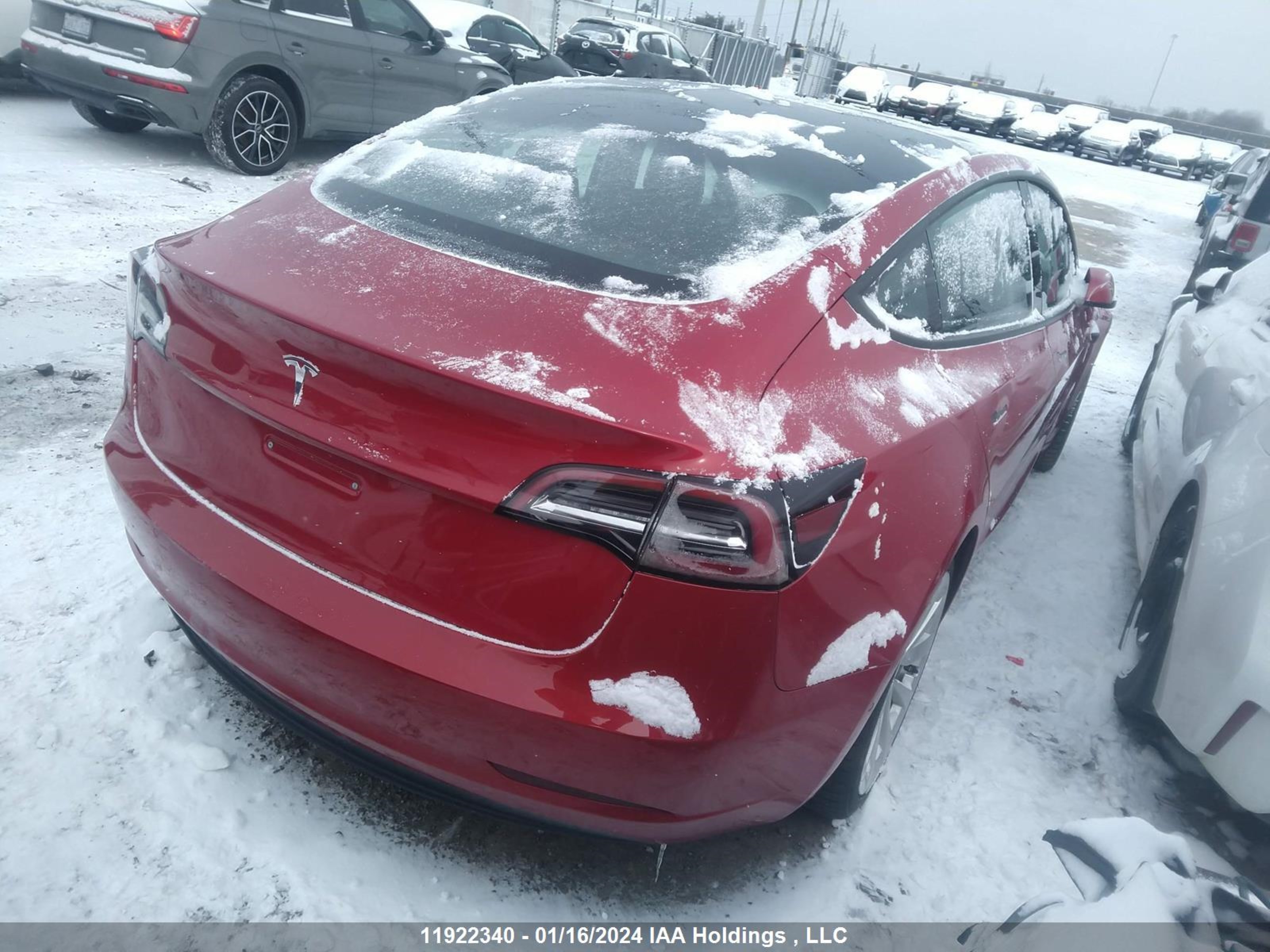 Photo 3 VIN: 5YJ3E1EA2NF258339 - TESLA MODEL 3 