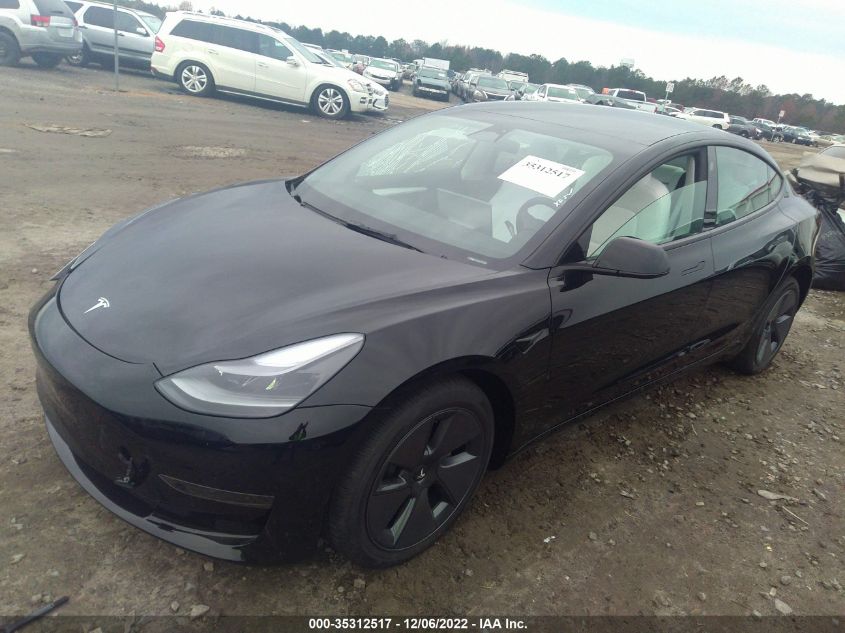 Photo 1 VIN: 5YJ3E1EA2PF383103 - TESLA MODEL 3 