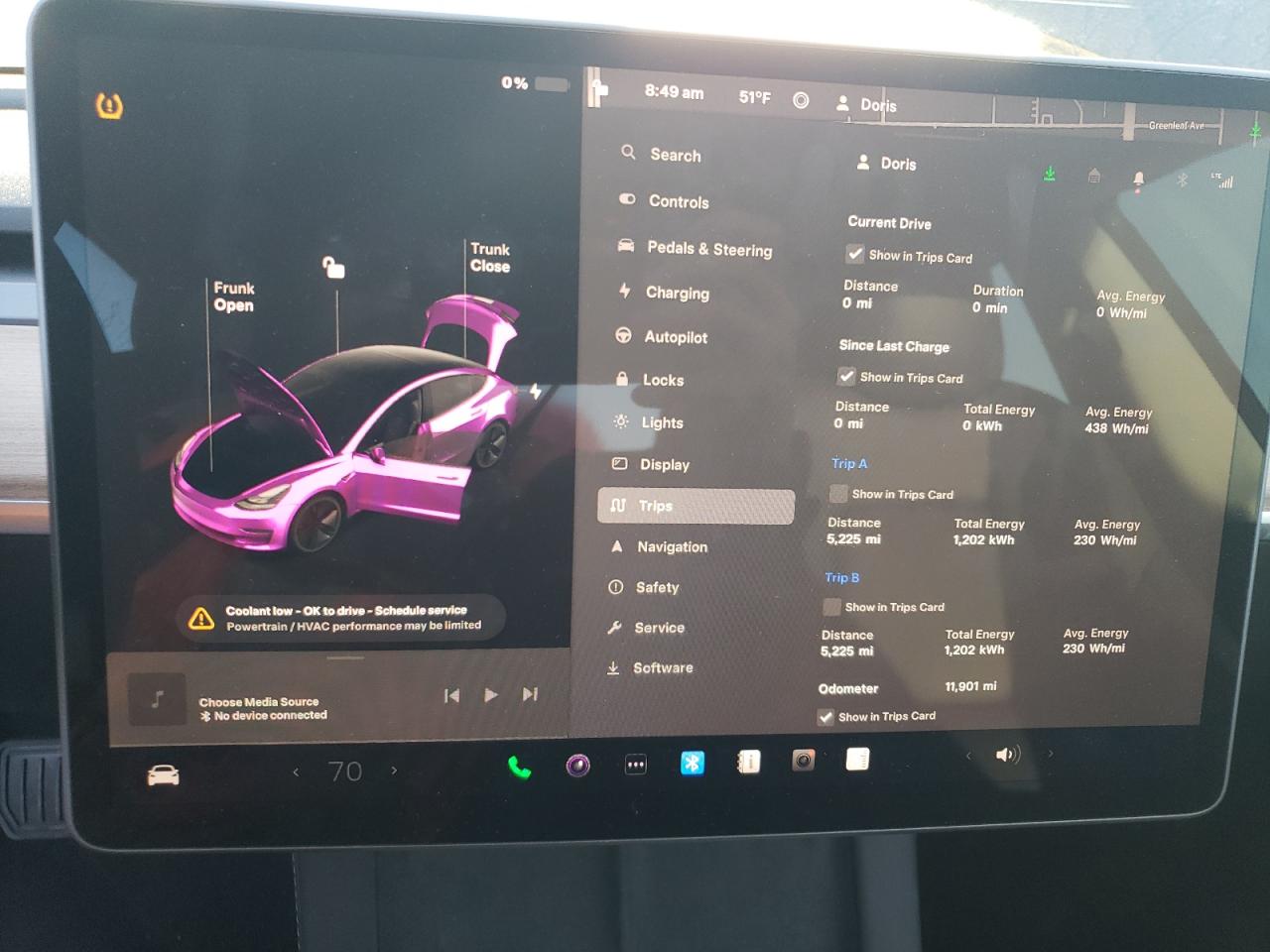 Photo 8 VIN: 5YJ3E1EA2PF448497 - TESLA MODEL 3 