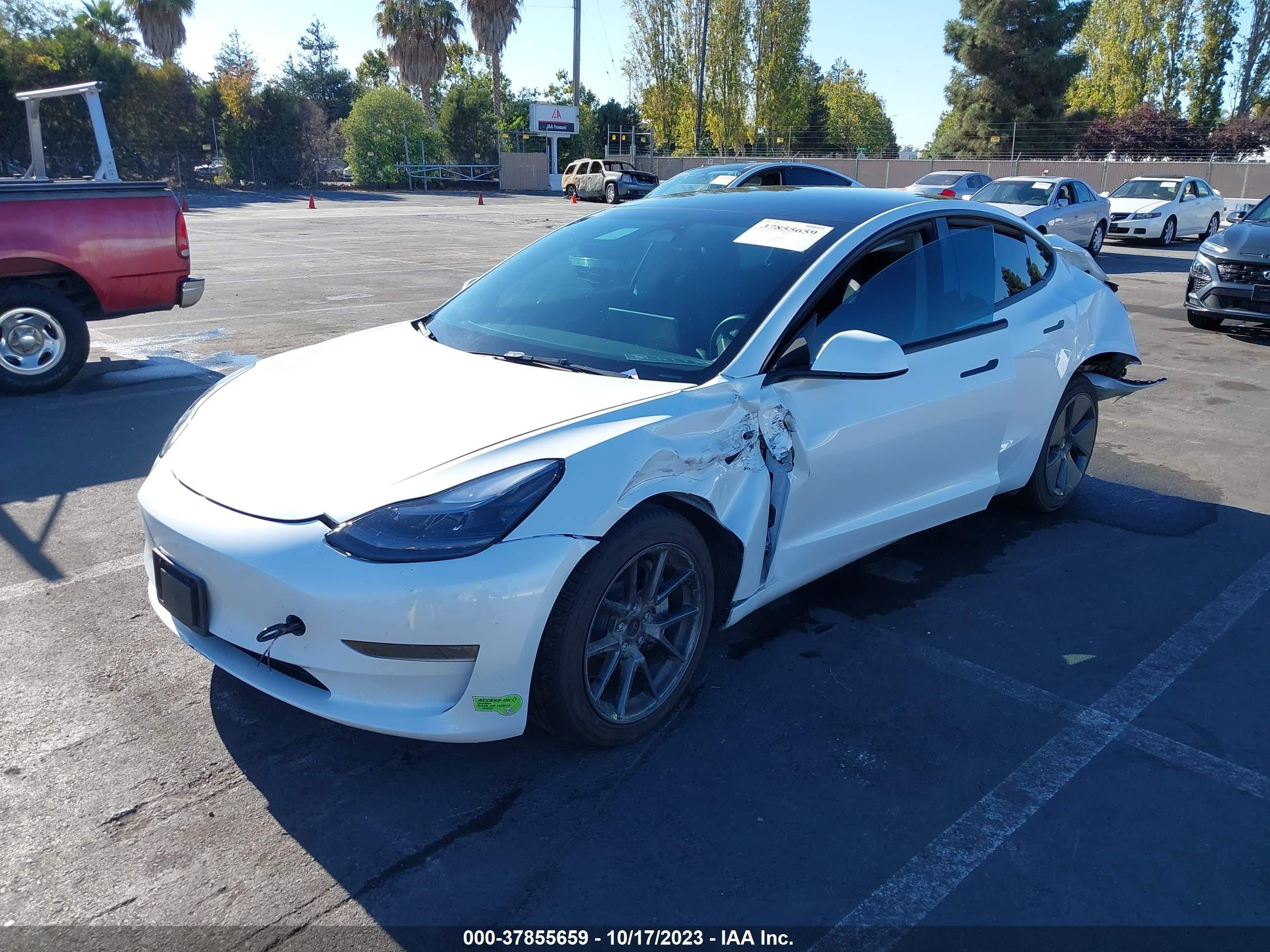 Photo 1 VIN: 5YJ3E1EA2PF458866 - TESLA MODEL 3 