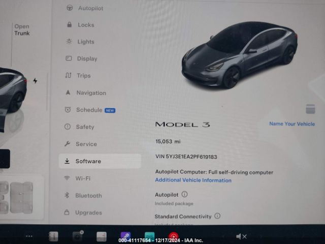 Photo 6 VIN: 5YJ3E1EA2PF619183 - TESLA MODEL 3 