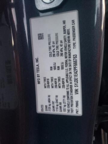 Photo 11 VIN: 5YJ3E1EA2PF666763 - TESLA MODEL 3 