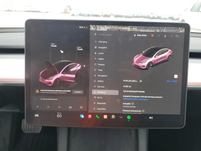 Photo 8 VIN: 5YJ3E1EA2PF702788 - TESLA MODEL 3 