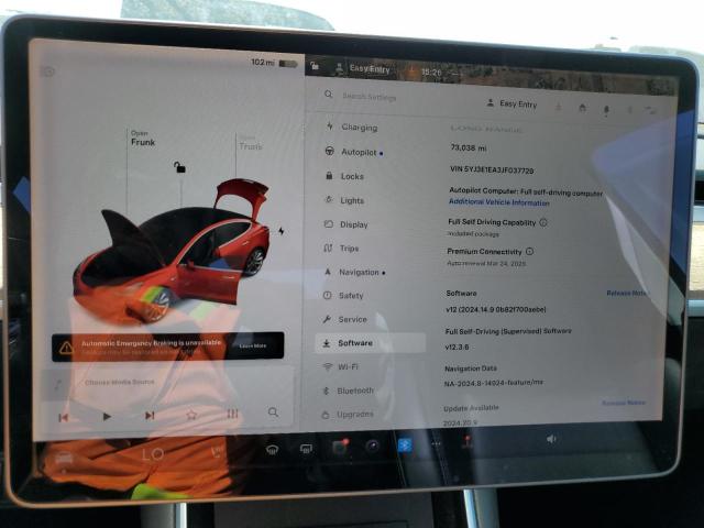 Photo 8 VIN: 5YJ3E1EA3JF037729 - TESLA MODEL 3 