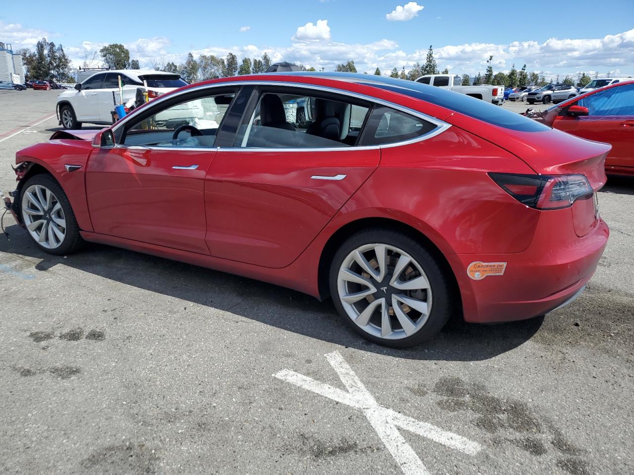 Photo 1 VIN: 5YJ3E1EA3JF102921 - TESLA MODEL 3 