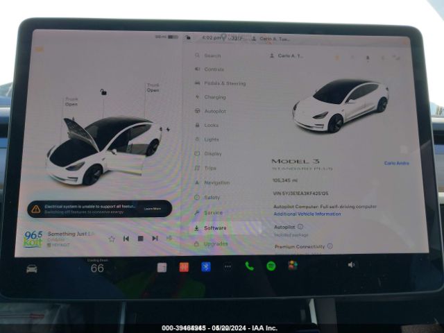 Photo 6 VIN: 5YJ3E1EA3KF425125 - TESLA MODEL 3 