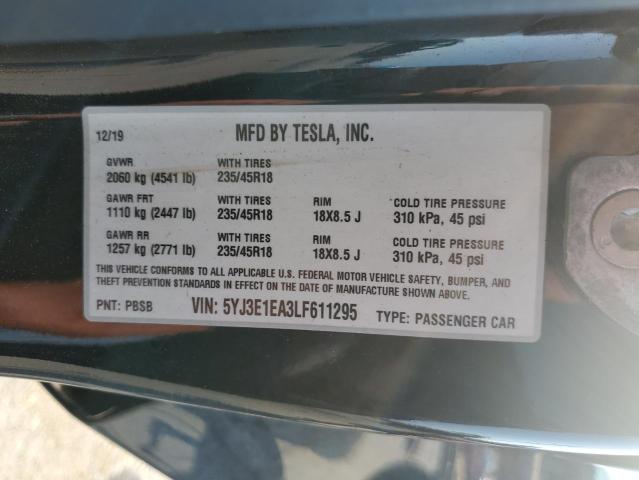 Photo 11 VIN: 5YJ3E1EA3LF611295 - TESLA MODEL 3 