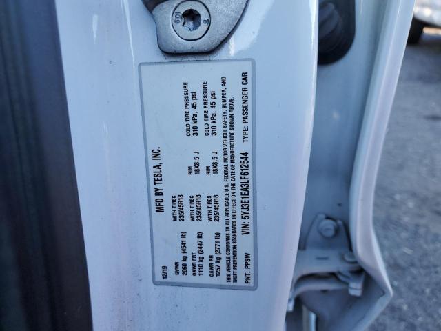 Photo 11 VIN: 5YJ3E1EA3LF612544 - TESLA MODEL 3 