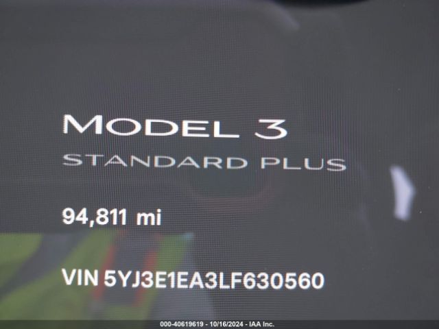 Photo 6 VIN: 5YJ3E1EA3LF630560 - TESLA MODEL 3 