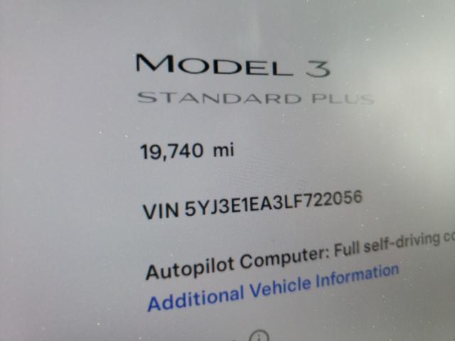 Photo 8 VIN: 5YJ3E1EA3LF722056 - TESLA MODEL 3 