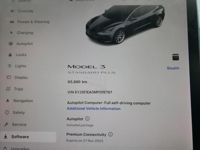 Photo 8 VIN: 5YJ3E1EA3MF015797 - TESLA MODEL 3 